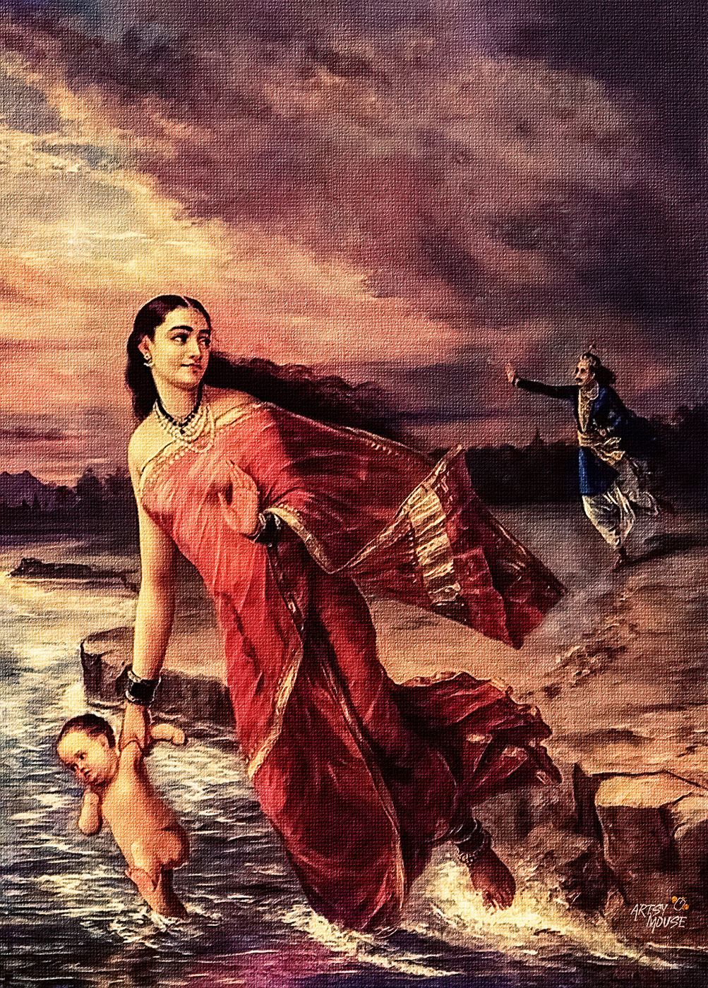 AM-IR-011—Ganga-and-Shantanu—Raja-Ravi-Varma – Artsymouse