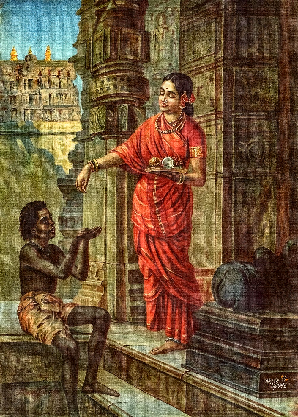 AM-IR-031—Mandodari—Raja-Ravi-Varma – Artsymouse