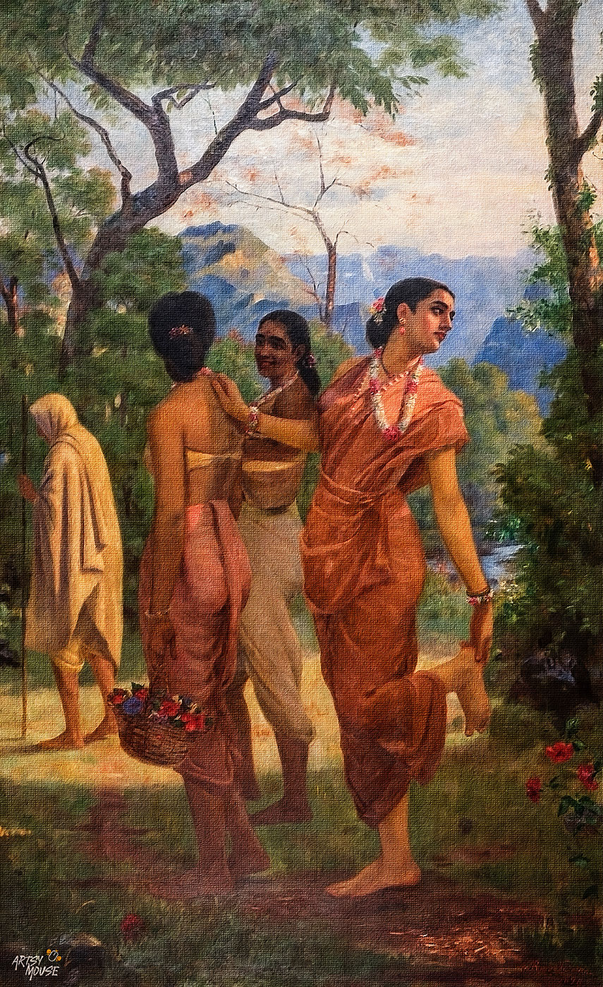 AM-IR-097—Shakuntala—Raja-Ravi-Varma – Artsymouse